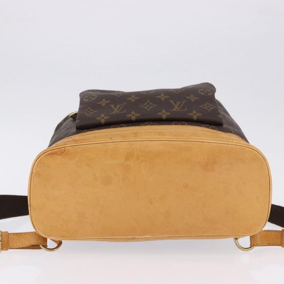 LOUIS VUITTON Monogram Montsouris GM Backpack M51135 LV Auth BA14093