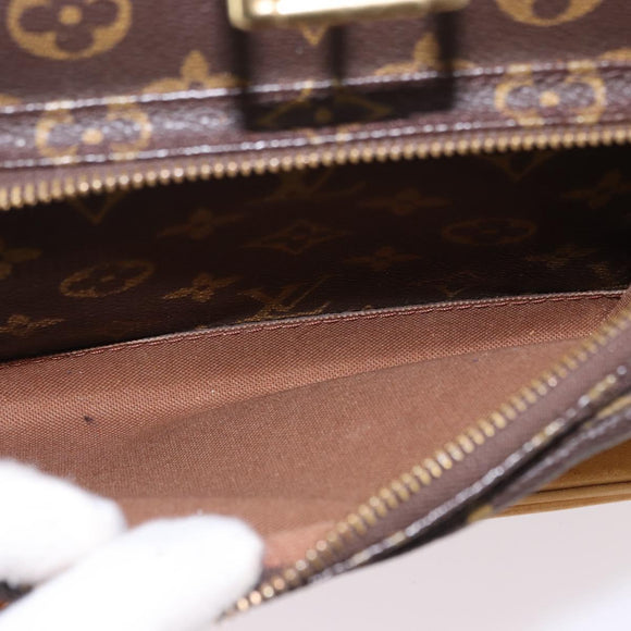 LOUIS VUITTON Monogram Montsouris GM Backpack M51135 LV Auth BA14093