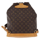 LOUIS VUITTON Monogram Montsouris GM Backpack M51135 LV Auth BA14093-2
