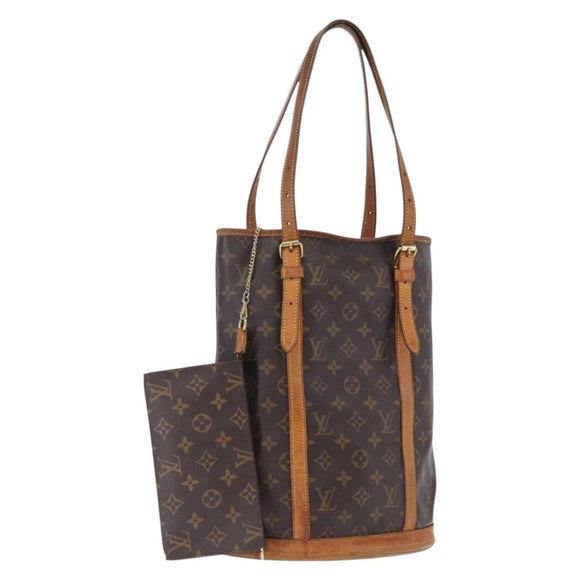 LOUIS VUITTON Monogram Bucket GM Shoulder Bag M42236 LV Auth BA14095