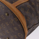 LOUIS VUITTON Monogram Bucket GM Shoulder Bag M42236 LV Auth BA14095-16