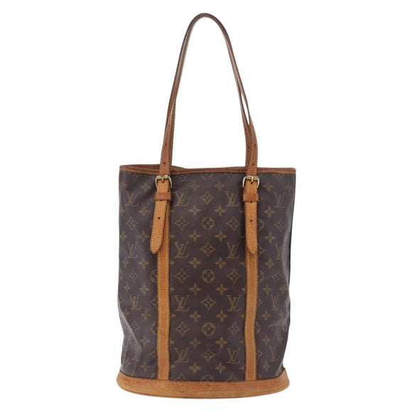 LOUIS VUITTON Monogram Bucket GM Shoulder Bag M42236 LV Auth BA14095