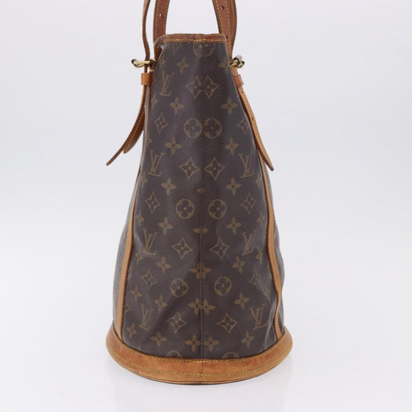 LOUIS VUITTON Monogram Bucket GM Shoulder Bag M42236 LV Auth BA14095