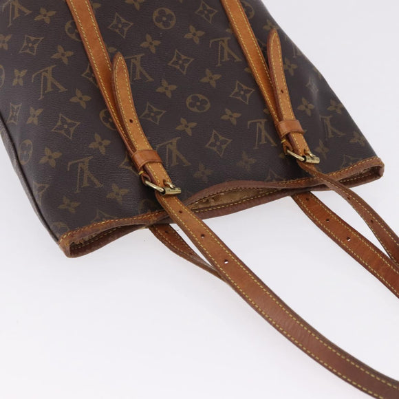 LOUIS VUITTON Monogram Bucket GM Shoulder Bag M42236 LV Auth BA14095