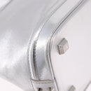 LOUIS VUITTON Suhari Lockit PM Hand Bag Silver M95541 LV Auth BA14097V-16