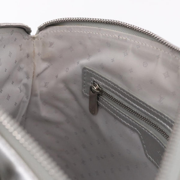LOUIS VUITTON Suhari Lockit PM Hand Bag Silver M95541 LV Auth BA14097V
