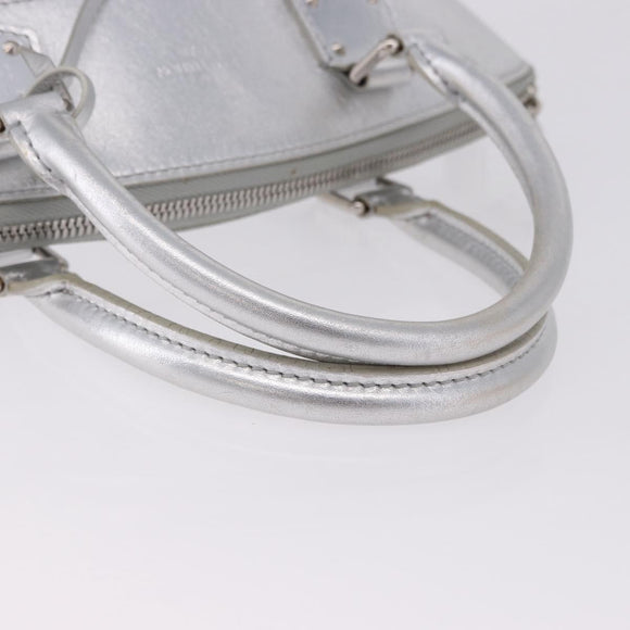 LOUIS VUITTON Suhari Lockit PM Hand Bag Silver M95541 LV Auth BA14097V