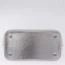 LOUIS VUITTON Suhari Lockit PM Hand Bag Silver M95541 LV Auth BA14097V-5