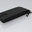 LOUIS VUITTON Aerogram Pochette Cles Coin Purse Black M81031 LV Auth BA140A-5