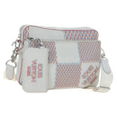 LOUIS VUITTON Damier Giant Spray Trio Messenger Bag White M20665 Auth BA14102V-1