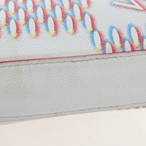 LOUIS VUITTON Damier Giant Spray Trio Messenger Bag White M20665 Auth BA14102V