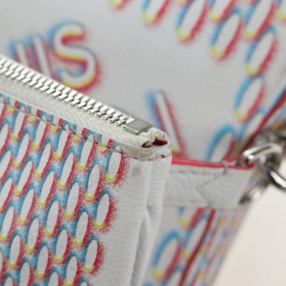 LOUIS VUITTON Damier Giant Spray Trio Messenger Bag White M20665 Auth BA14102V