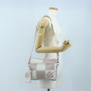 LOUIS VUITTON Damier Giant Spray Trio Messenger Bag White M20665 Auth BA14102V-36