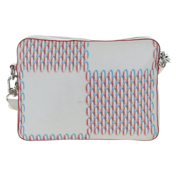 LOUIS VUITTON Damier Giant Spray Trio Messenger Bag White M20665 Auth BA14102V