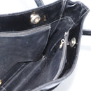 CHANEL Tote Bag Patent Leather Black Gold CC Auth BA14104-16