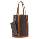 LOUIS VUITTON Monogram Bucket GM Shoulder Bag M42236 LV Auth BA14107-1