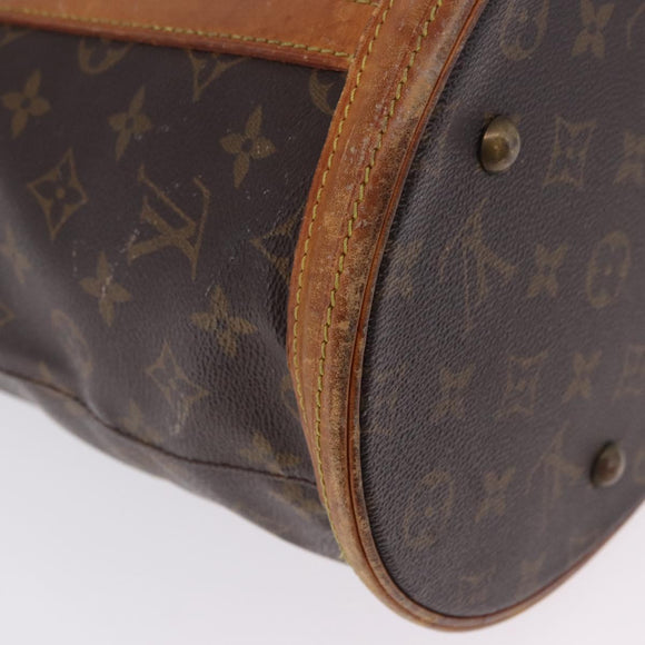 LOUIS VUITTON Monogram Bucket GM Shoulder Bag M42236 LV Auth BA14107