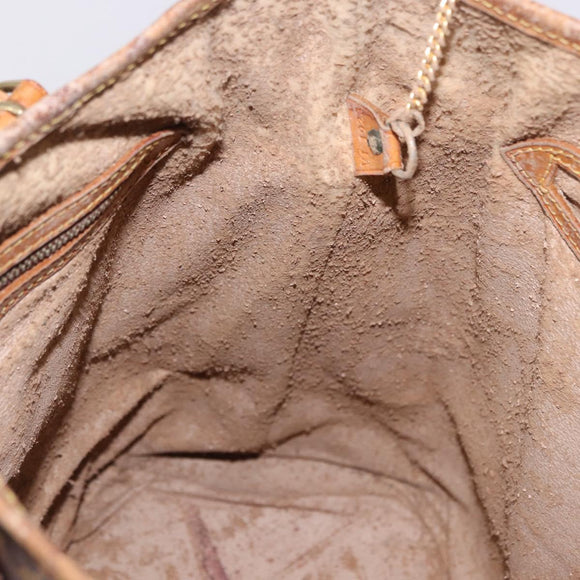 LOUIS VUITTON Monogram Bucket GM Shoulder Bag M42236 LV Auth BA14107
