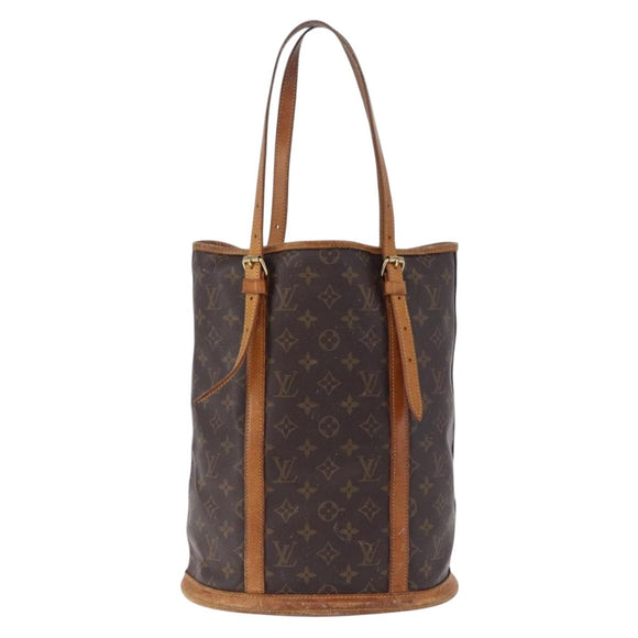 LOUIS VUITTON Monogram Bucket GM Shoulder Bag M42236 LV Auth BA14107