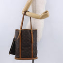 LOUIS VUITTON Monogram Bucket GM Shoulder Bag M42236 LV Auth BA14107-28