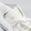 LOUIS VUITTON Monogram Denim Tattoo Line High Top Sneakers Blue LV Auth BA14108M-10
