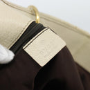 GUCCI GG Canvas Tote Bag Beige Gold 120836 Auth BA14113-17