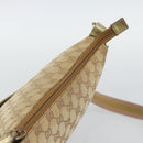 GUCCI GG Canvas Shoulder Bag Beige Gold 145857 Auth BA14114-6