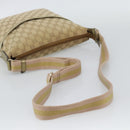 GUCCI GG Canvas Shoulder Bag Beige Gold 145857 Auth BA14114-7