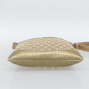 GUCCI GG Canvas Shoulder Bag Beige Gold 145857 Auth BA14114-5