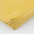 PRADA Hand Bag Leather Yellow Auth BA14118-16