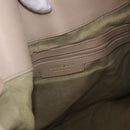 BVLGARI Chandra Tote Bag Leather Beige Gold Auth BA14122-18