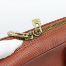LOUIS VUITTON Epi Porte Documents Voyage Business Bag Brown M54478 Auth BA14123-20