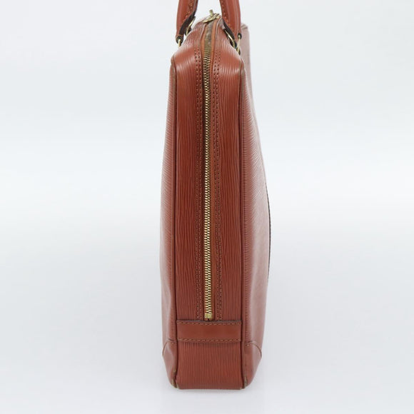 LOUIS VUITTON Epi Porte Documents Voyage Business Bag Brown M54478 Auth BA14123