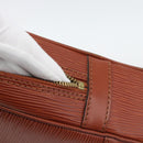 LOUIS VUITTON Epi Porte Documents Voyage Business Bag Brown M54478 Auth BA14123-7