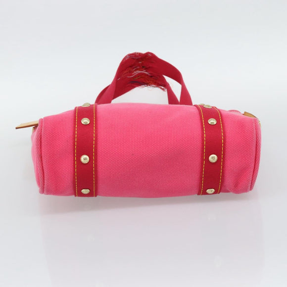 LOUIS VUITTON Antigua Cabas MM Tote Bag Pink M40085 LV Auth BA14125