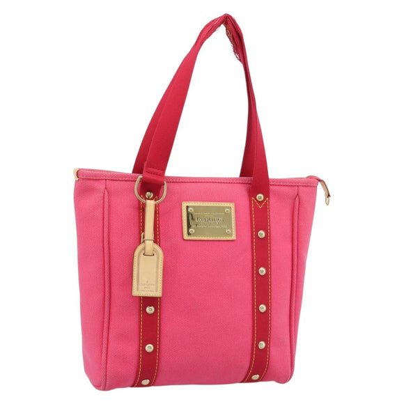 LOUIS VUITTON Antigua Cabas MM Tote Bag Pink M40085 LV Auth BA14125