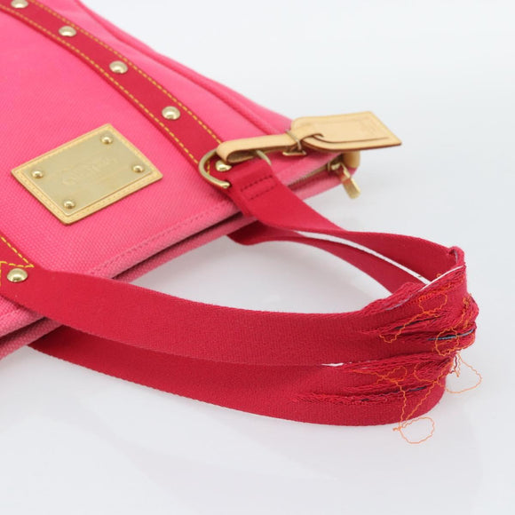 LOUIS VUITTON Antigua Cabas MM Tote Bag Pink M40085 LV Auth BA14125
