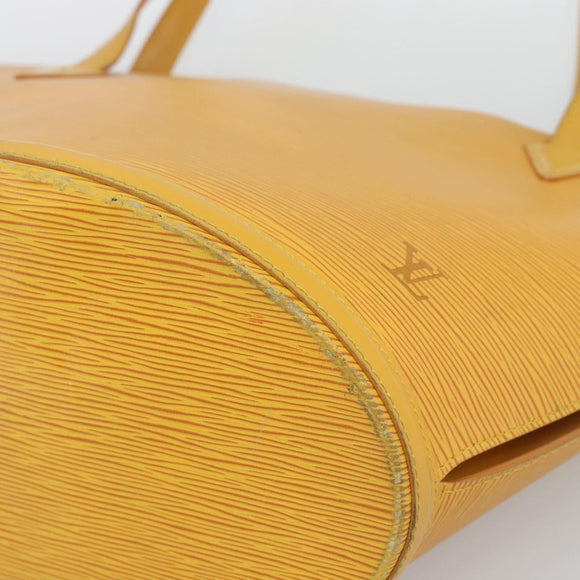 LOUIS VUITTON Epi Saint Jacques Shopping Shoulder Bag Yellow M52269 Auth BA14126