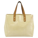 LOUIS VUITTON Monogram Vernis Reade PM Hand Bag Perle M91336 LV Auth BA14127-13