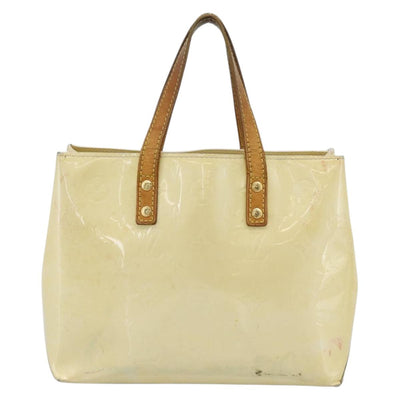 LOUIS VUITTON Monogram Vernis Reade PM Hand Bag Perle M91336 LV Auth BA14127 - 0