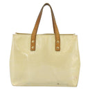 LOUIS VUITTON Monogram Vernis Reade PM Hand Bag Perle M91336 LV Auth BA14127-2