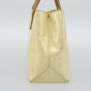 LOUIS VUITTON Monogram Vernis Reade PM Hand Bag Perle M91336 LV Auth BA14127-3