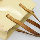 LOUIS VUITTON Monogram Vernis Reade PM Hand Bag Perle M91336 LV Auth BA14127-6
