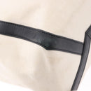VALENTINO Tote Bag Canvas Ivory Gold Auth BA14128-15