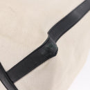 VALENTINO Tote Bag Canvas Ivory Gold Auth BA14128-16