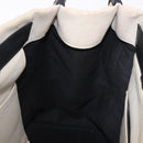 VALENTINO Tote Bag Canvas Ivory Gold Auth BA14128-17