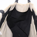 VALENTINO Tote Bag Canvas Ivory Gold Auth BA14128-18