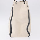 VALENTINO Tote Bag Canvas Ivory Gold Auth BA14128-3
