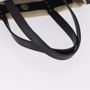 VALENTINO Tote Bag Canvas Ivory Gold Auth BA14128-7