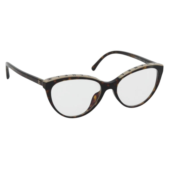 CHANEL Tortoise Pattern Sunglasses Plastic Brown CC Auth BA14129